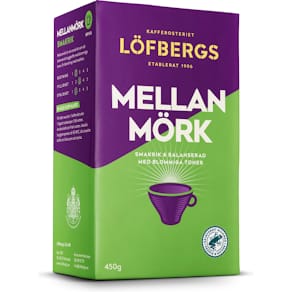 Kaffe Löfbergs Brygg malet mellanmörk 500g