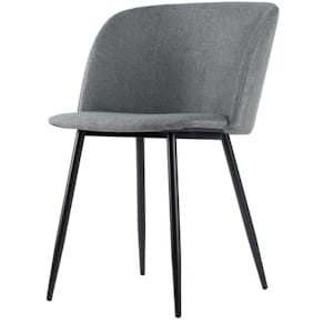 Besucherstuhl Paperflow Must, 2 Stück, grau/schwarz