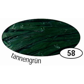 Bast Folia Raffia, matt, tannengrün