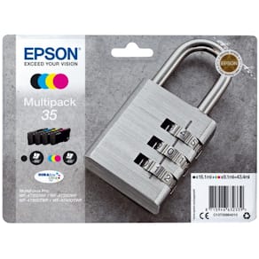 Tintenpatronen Epson 35, schwarz, cyan, magenta, gelb