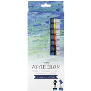 Akrylfärgset Sense 12x12 ml