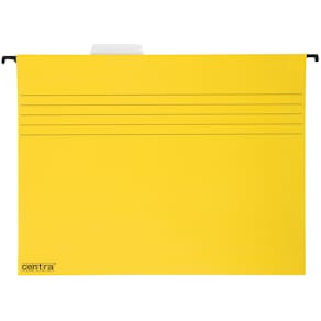 Hængemapper A4 gul 25-pak