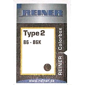 Stempelpude REINER B6 sort, Type 2