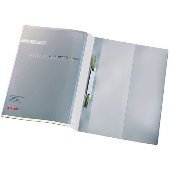 Hurtighefter spile innstikklomme A4 hvit 25st