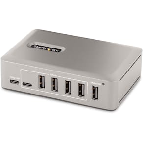 StarTech.com 10-Port USB-C Hub, 8x USB-A + 2x USB-C,