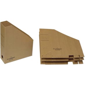 Tidsskriftsamlere Bantex hvid karton, 25 stk