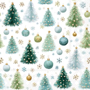 Weihnachts-Motivserviette Ambiente, 33 x 33 cm, Kugeln
