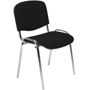 Besucherstuhl Nowy Styl ISO CR C11, ohne Armlehnen, schwarz