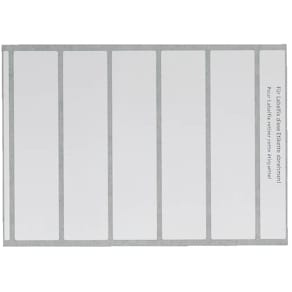 Beschriftungsetikett Leitz OCplus, 46x195 mm, weiß, 100 Blatt (A4