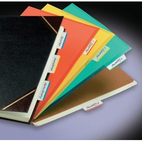 Index POST-IT stark 38x51v b/g/r/g 24/f