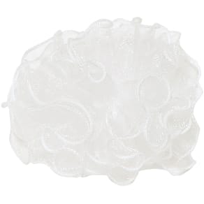 Kerzenmanschette Wiedemann Organza, weiß