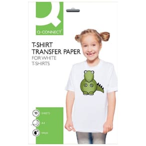T-Shirt-Transferfolie Q-Connect, A4, 10 Stück