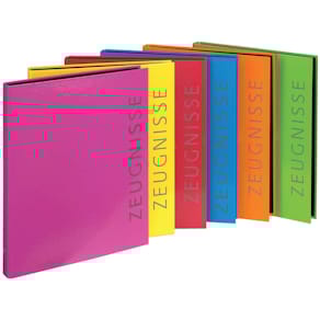 Zeugnismappe VELOFLEX VELOCOLOR, A4, sortiert