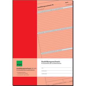 Ausbildungsnachweis Sigel A4H, 28 Blatt