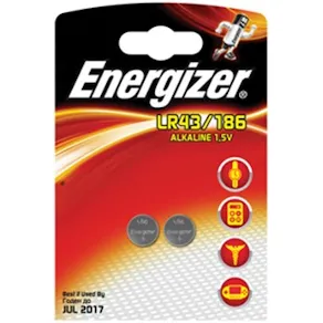 Batteri ENERGIZER LR43/186 2/fp