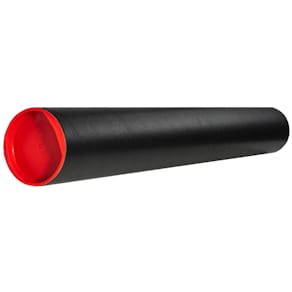 Versandhülse Rumold PH 500, Ø 100 mm, schwarz, 1000 mm Länge