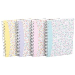 Notesbog Oxford Floral A5 Linieret 60 Ark 90g Ass.