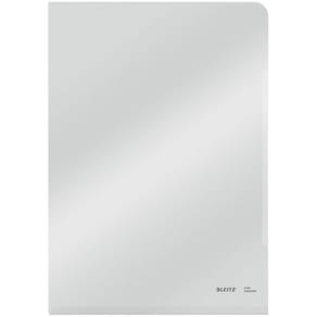 Plastomslag LEITZ A4 150my glasskl (100)