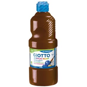 Akrylfärg Giotto 500 ml brun