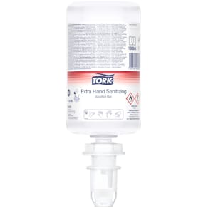 Hånddesinfektion Tork gel, refill til S4 dispenser, 6 stk