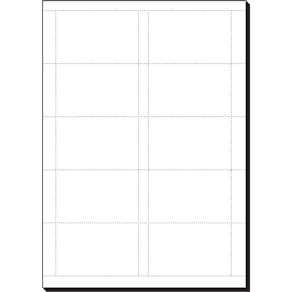 Visitenkarte Sigel, hochweiß, 150 Karten, perforiert