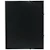 Snoddmapp PP Plast A4, 3-klaff, 30mm, Svart