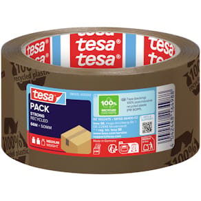 Packband tesa tesapack Eco & Strong, 50 mm x 66 m, braun