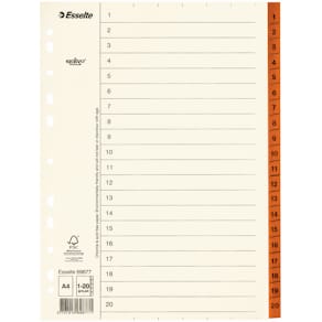 Register Servo A4/1-20 brun