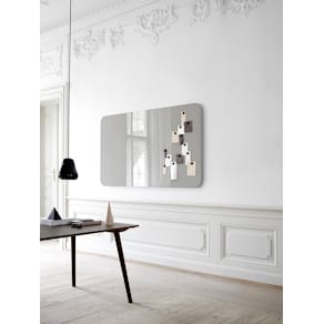 Lintex MOOD FABRIC Wall, SILK-GLASS®, glas mitt, 2500 × 1000 mm,