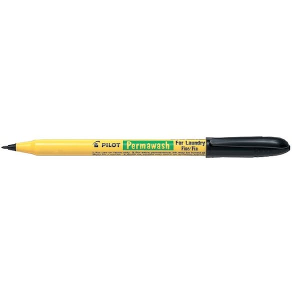 Tøymerkepenn PILOT 1mm sort