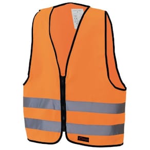 Reflexväst Dragkedja fram S Orange