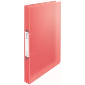 Ringmap Esselte Colour'Breeze, 2 ringen, PP, ft A4, soepele kaft,