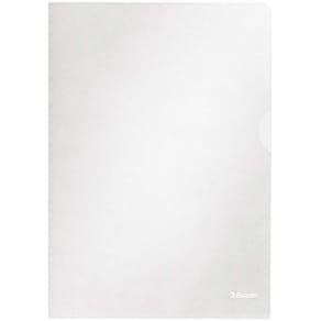 Plastomslag Esselte transparent 115 µm, A4, 100 stk