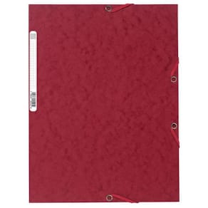 Gummibandsmapp EXACOMPTA 3-kl A4 cerise 25st