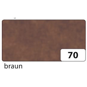 Transparentpapier Folia, braun, 70x100 cm, 42 g/m², gerollt