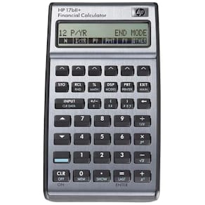 Finanslommeregner HP 17bII+, RPN/algebraisk, 1 stk