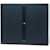 Roldeurkast Bisley, 103 x 120 x 43 cm, 2 legborden