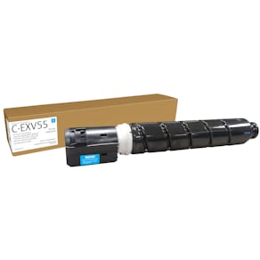 EVERYDAY Remanufactured Toner replaces Canon C-EXV55 Cyan (2