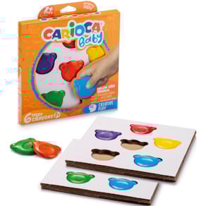 Wachsmaler Carioca Baby Teddy, 6 Stück