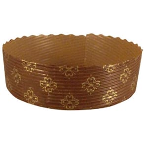 Papirforme runde brune pergamentpapir 100x30 mm, 300 stk