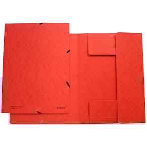 Gummizugmappe DONAU, A4, rot