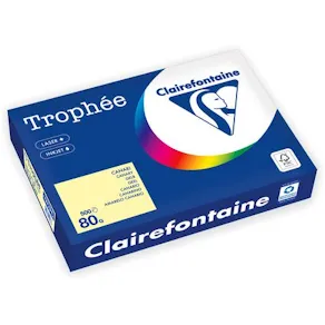 Kop.ppr TROPHEÉ A4 80g oh ljusgul 500/fp
