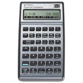 Räknare finans HP 17BII+ med nordisk manual