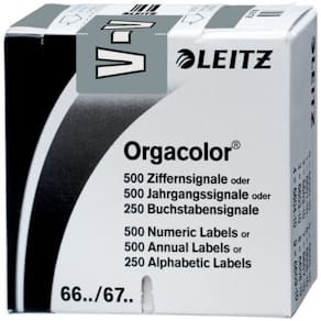 Buchstabensignal Leitz Orgacolor V, 250 St.