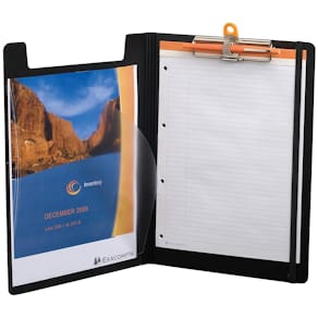 Klemplaat Exacompta Exaboard, A4, zwart, incl. notitieblok