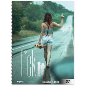 Collegeblock URSUS Style F_ck it, A4, 80 Blatt, liniert