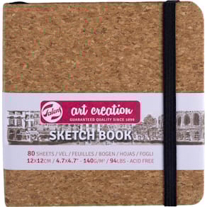 Schetsboek Talens Art Creation, kurk, 12 x 12 cm