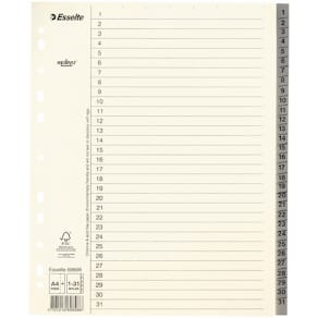 Register Servo A4+ 1-31 grå