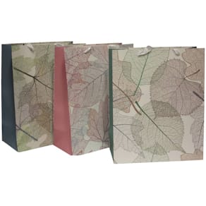 Geschenktragetasche Blätter, sortiert