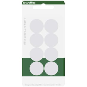 Magneter BNT Ø20 mm, hvid, 8 stk